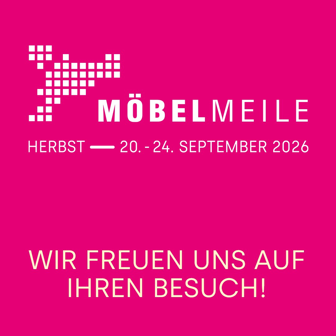 MÖBELMEILE Herbst 20.–24. September 2026