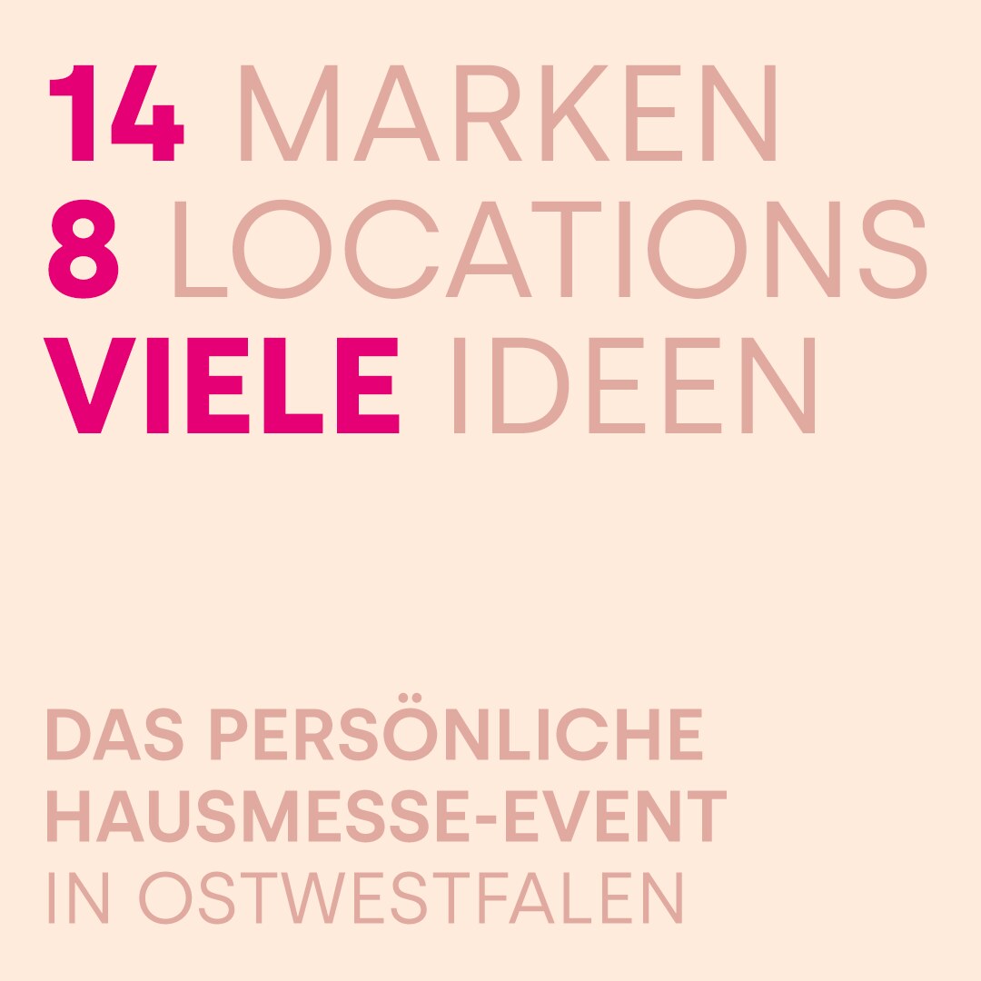 14 Marken. 8 Locations. Viele Ideen.