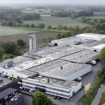 Luftaufnahme des heutigen Sudbrock-Firmensitzes in Rietberg-Bokel.